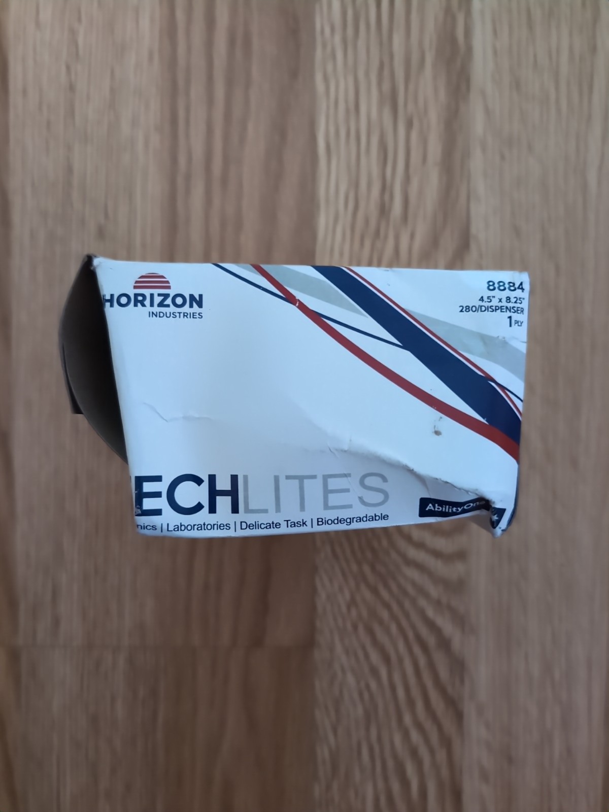 Horizon TechLites Dry Wipe 8884, Delicate Task Tissue, 8-1/4″ x 4-1/2″