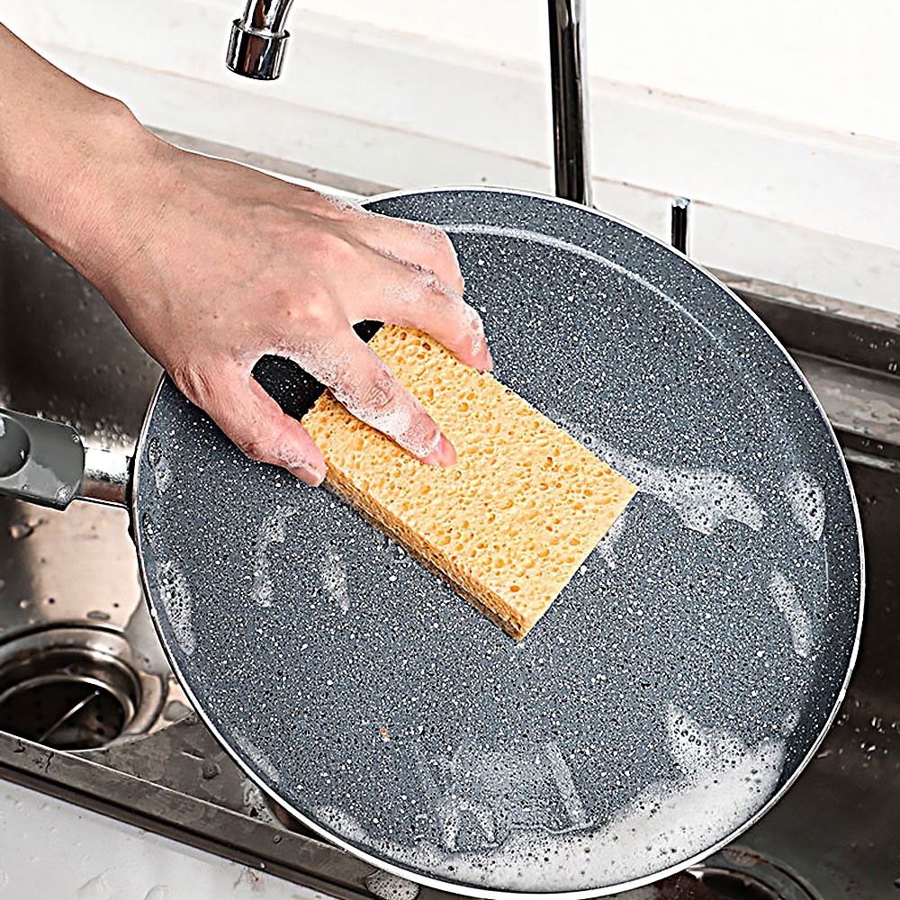 Anti-scratch sponge sisal fiber wiping sponge cleaning pad tableware cleaner JQ