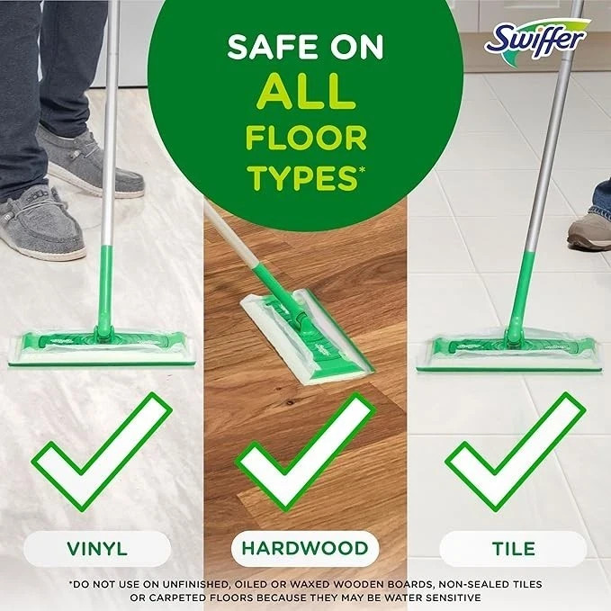 Swiffer Sweep + Mop Wet Pads Refill 24 Count Multi-Surface Floor Wipes