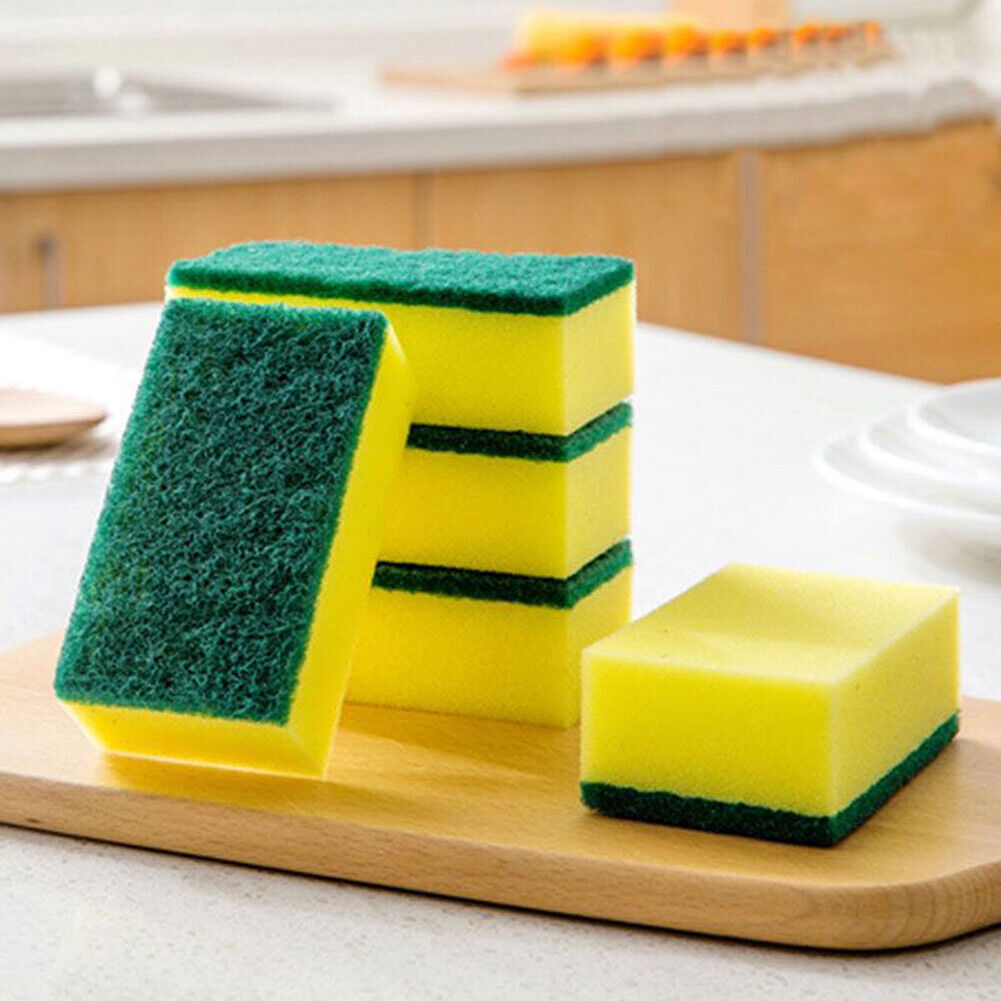 12 Packs Heavy Duty Scrub Sponges Washing Dishes Cleaning Kitchen Dish Sponge