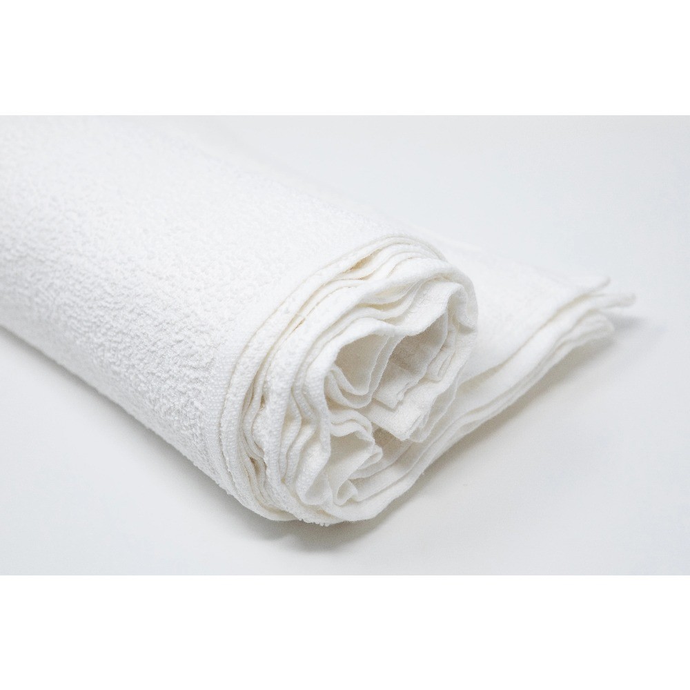 100% Cotton 14″ x 17″ All Purpose Terry Towels, 6 Pack, White Household