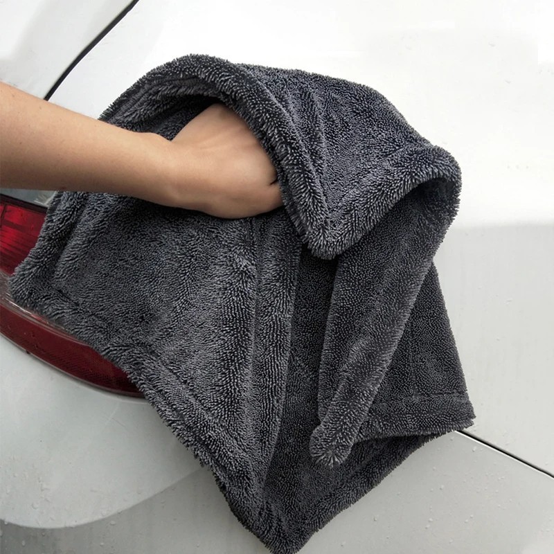 Water Absorbing Car Wash Microfiber Drying Towel Twisted Loop 24 x 36″ 1500GSM