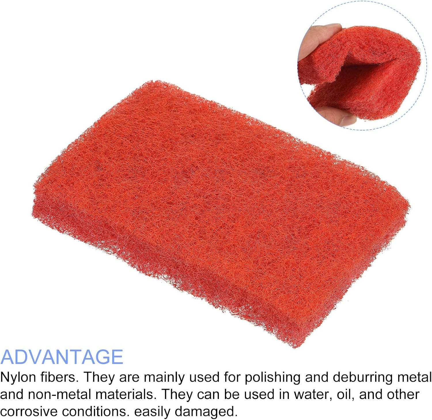 Scouring Pad 15 x 10cm/6″x 4″ 5pcs Kitchen Dishwashing Sponge Non-Scratch