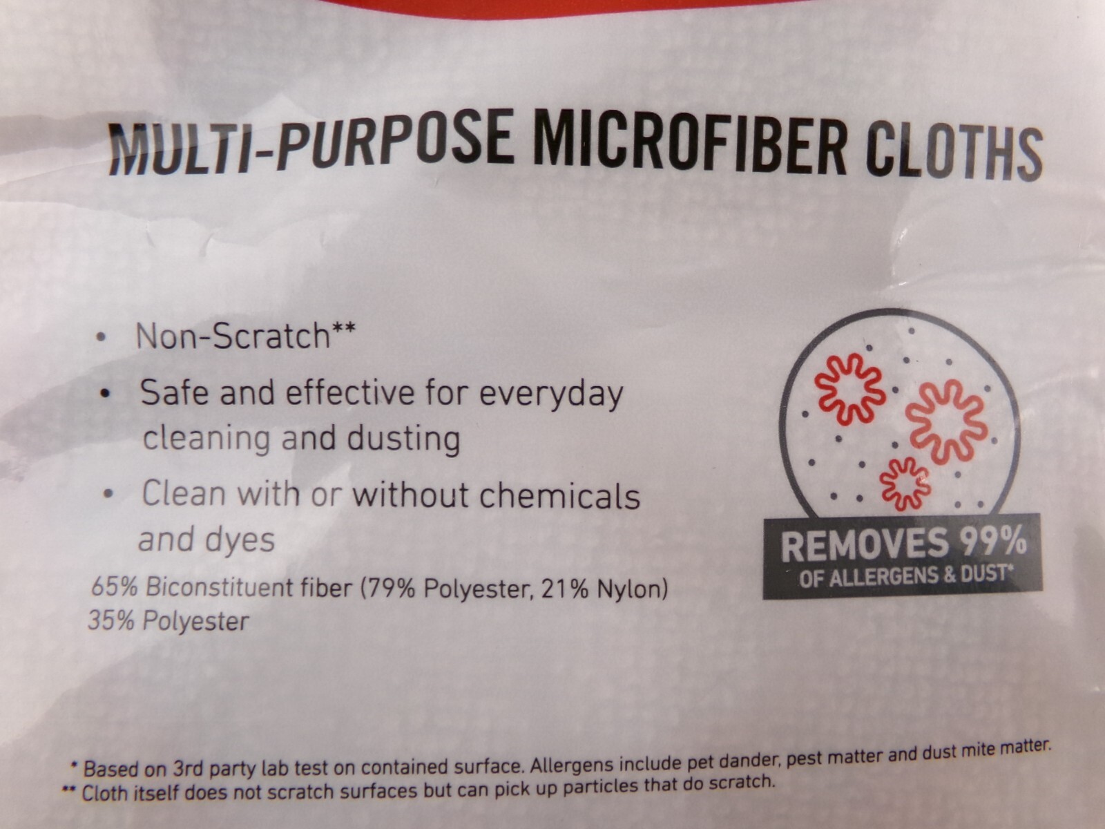 Rubbermaid Multi-Purpose Microfiber Cloths 3 Packs of 24, 14″x14″, New
