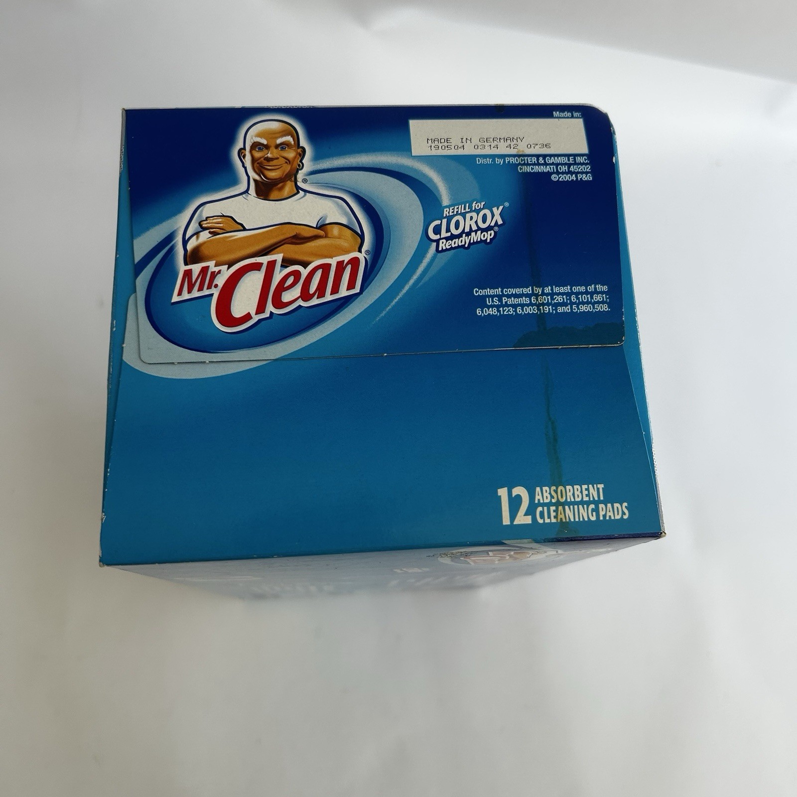 Mr Clean Refill for Clorox Ready Mop 12 Pads NOS Discontinued Box Germany 2004