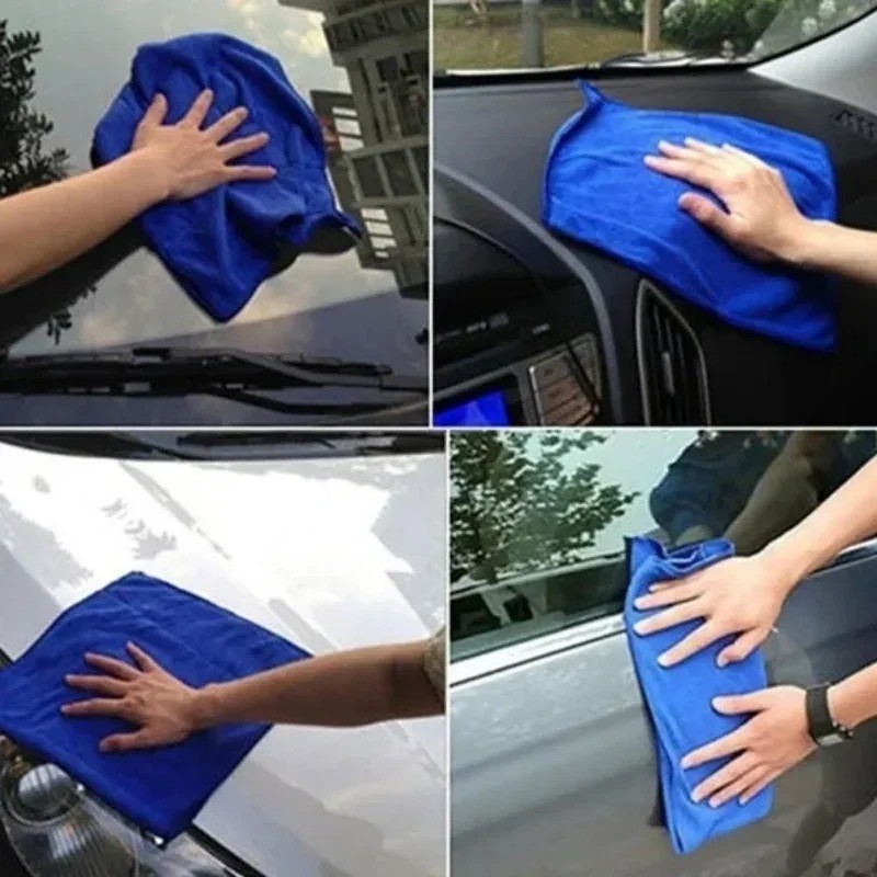 Microfiber Cleaning Cloth Towel Rag Car Polishing No Scratch Detailing Set of 20