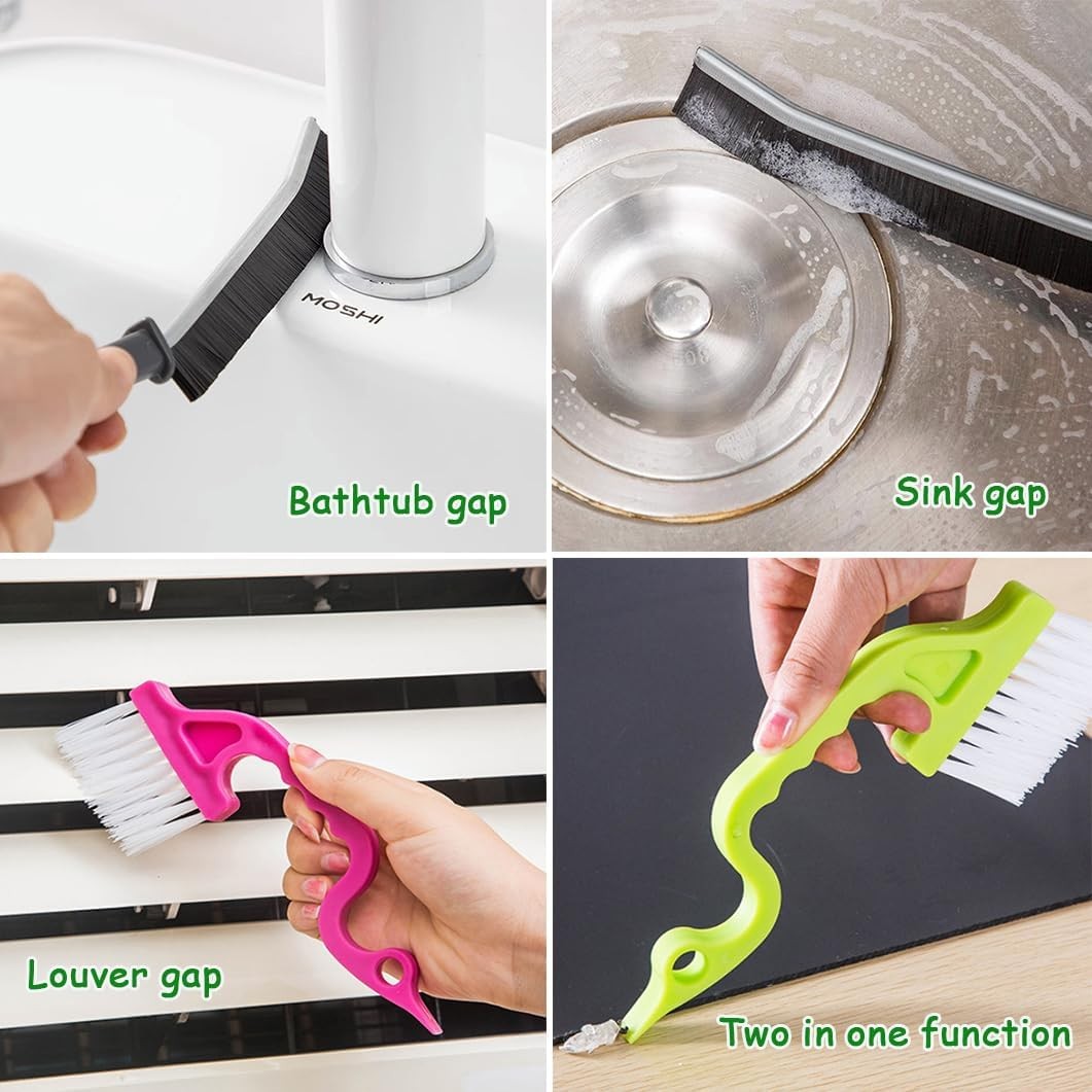 12Pcs Small Cleaning Brush, Crevice Gap Cleaning Brush,Door Window Track Groove