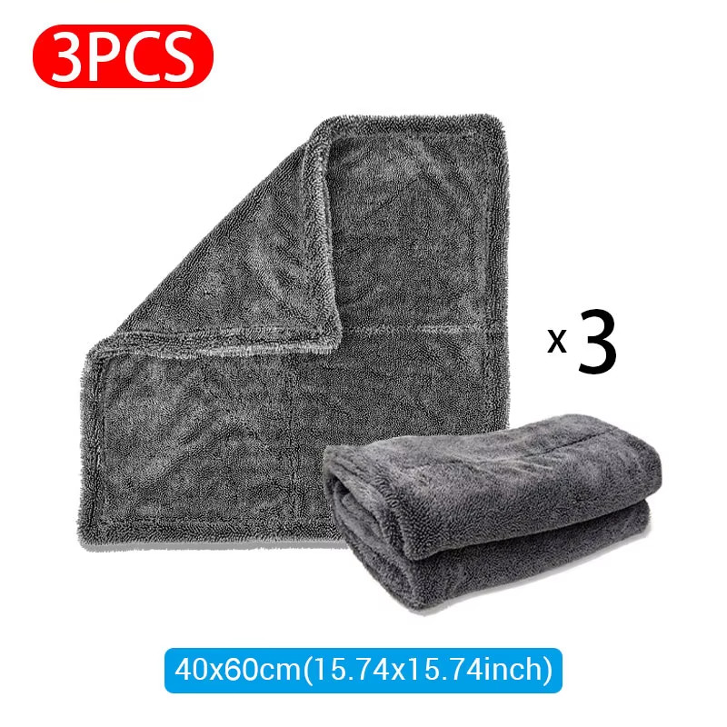 SEAMETAL 1200GSM Microfiber Car Wash Towel – Ultra Absorbent & Soft