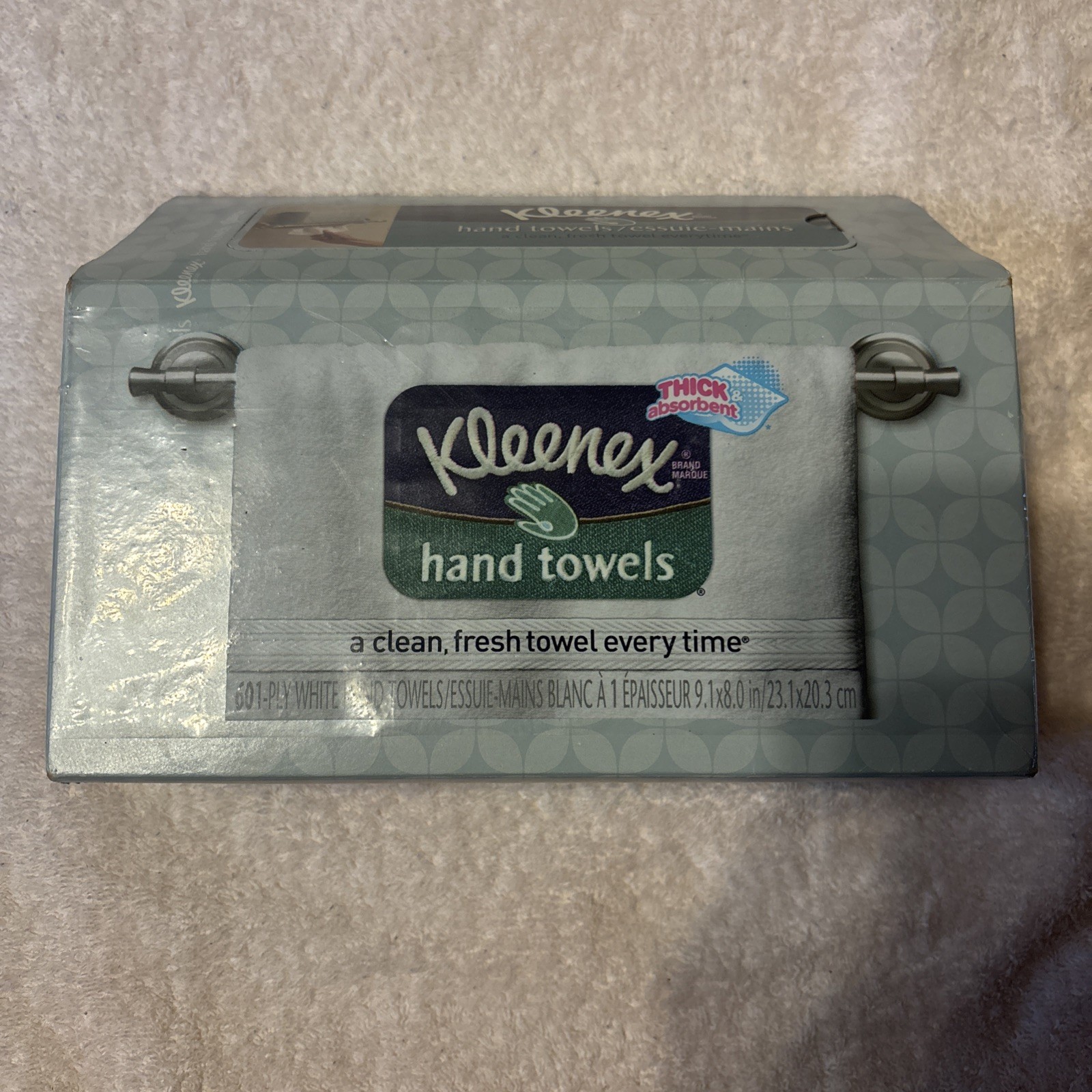 NIB Kleenex Hand Towels 60-1 Ply White/disposable/thick/Absorbent/Single Use/hou