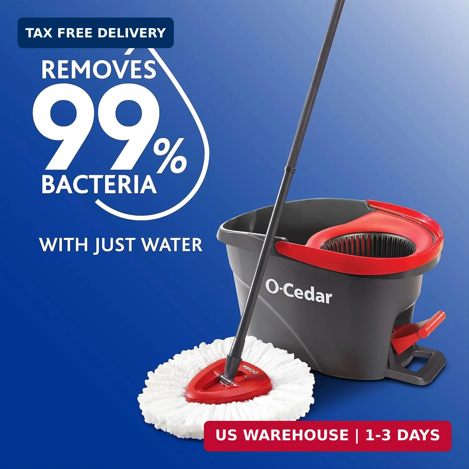 O-Cedar EasyWring Spin Mop Head Refill (Pack of 3)