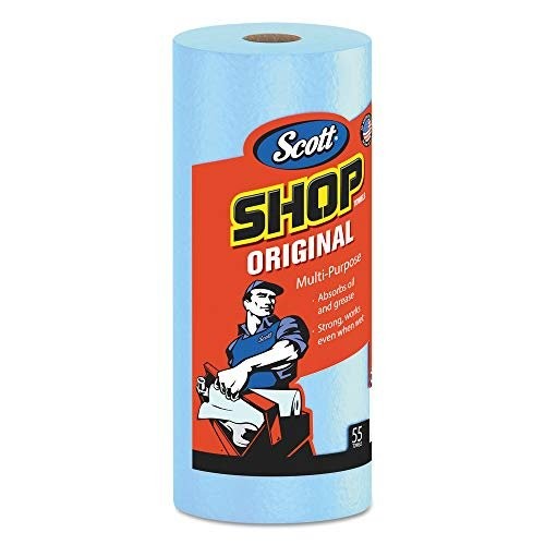 Kimberly-Clark Professional 75130 Scott Shop Towels with 55 per Roll, Blue…