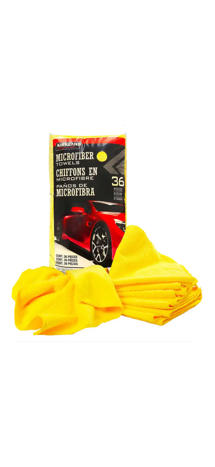 Kirkland Signature Microfiber Towels – Pack of 36 (713160)