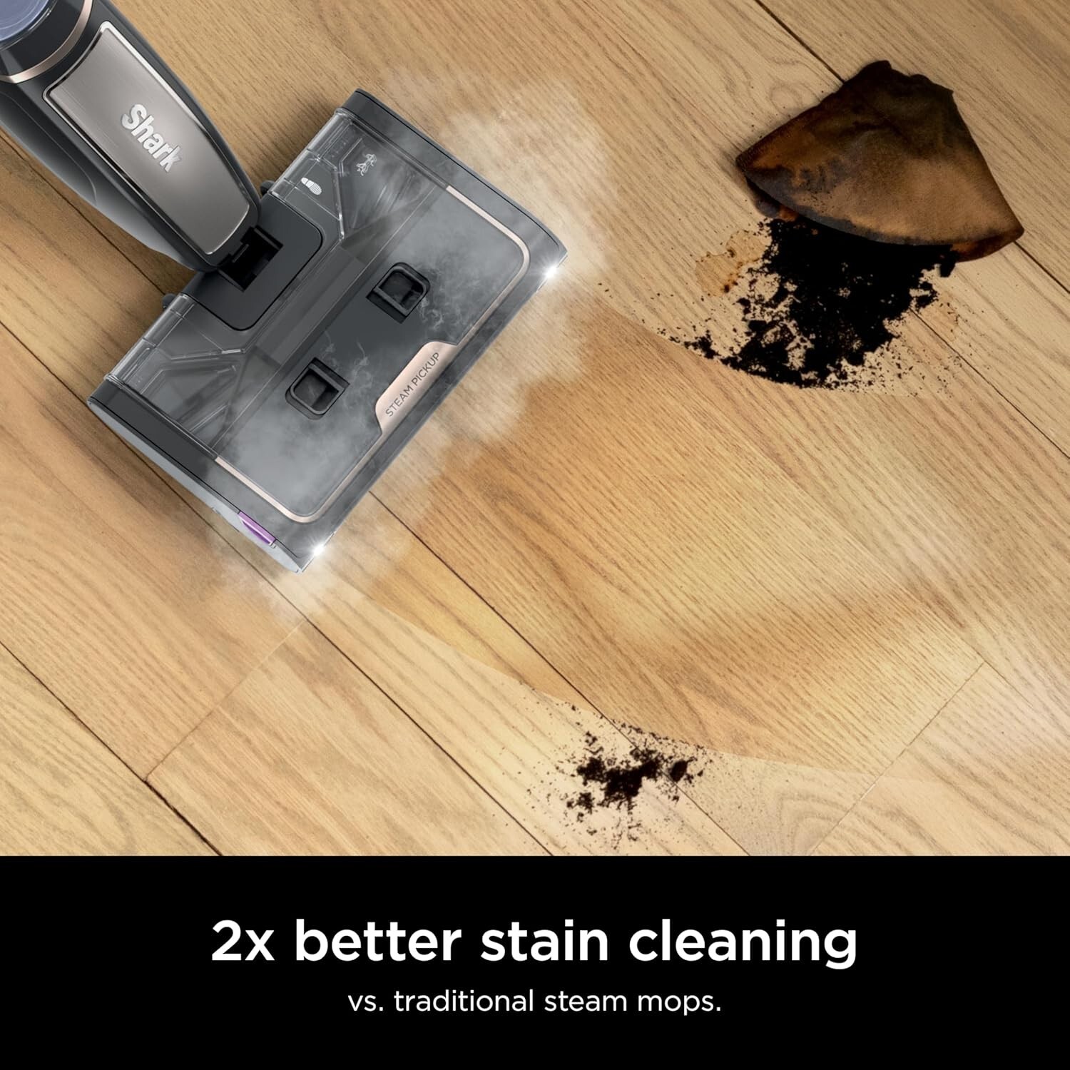 Shark SD201 Steam Pickup 3-in-1 Steam Mop Picks Up Debris Deep Scrubs Cleaner