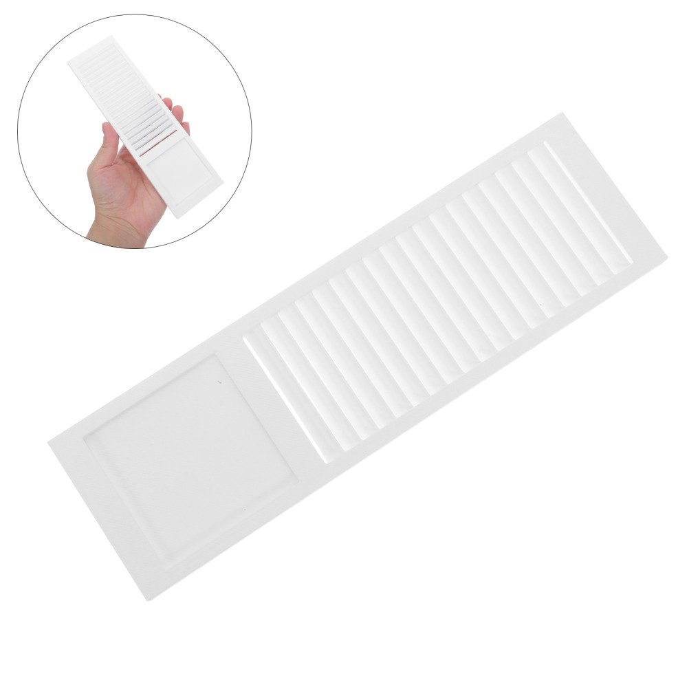 Pair of White Plastic Mini Shutters for Dollhouse Windows 1 12 Scale Durable