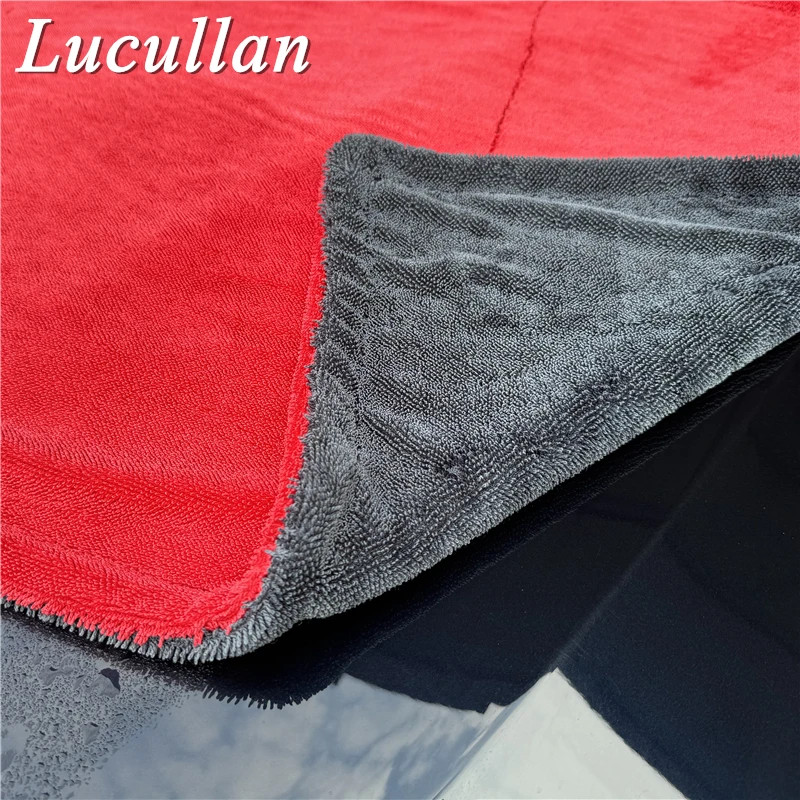 Lucullan 60x90cm Microfiber Drying Towel 1300GSM Premium Detailing Cloth