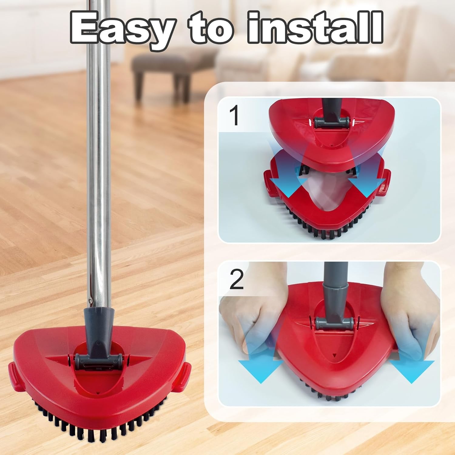 Replacement Mop Heads for EasyWring, Cotton & Microfiber Options Available
