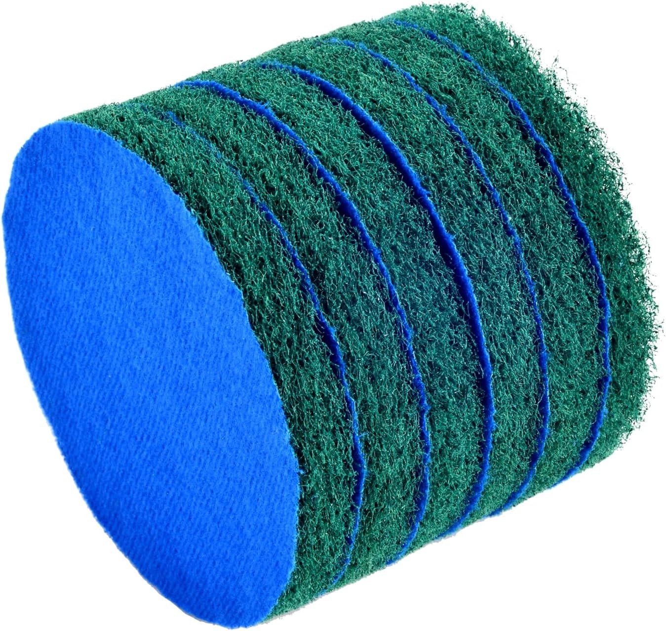 Durable Green Scrub Pads – 5 Inch Abrasive Power for Tough Cleaning Tasks