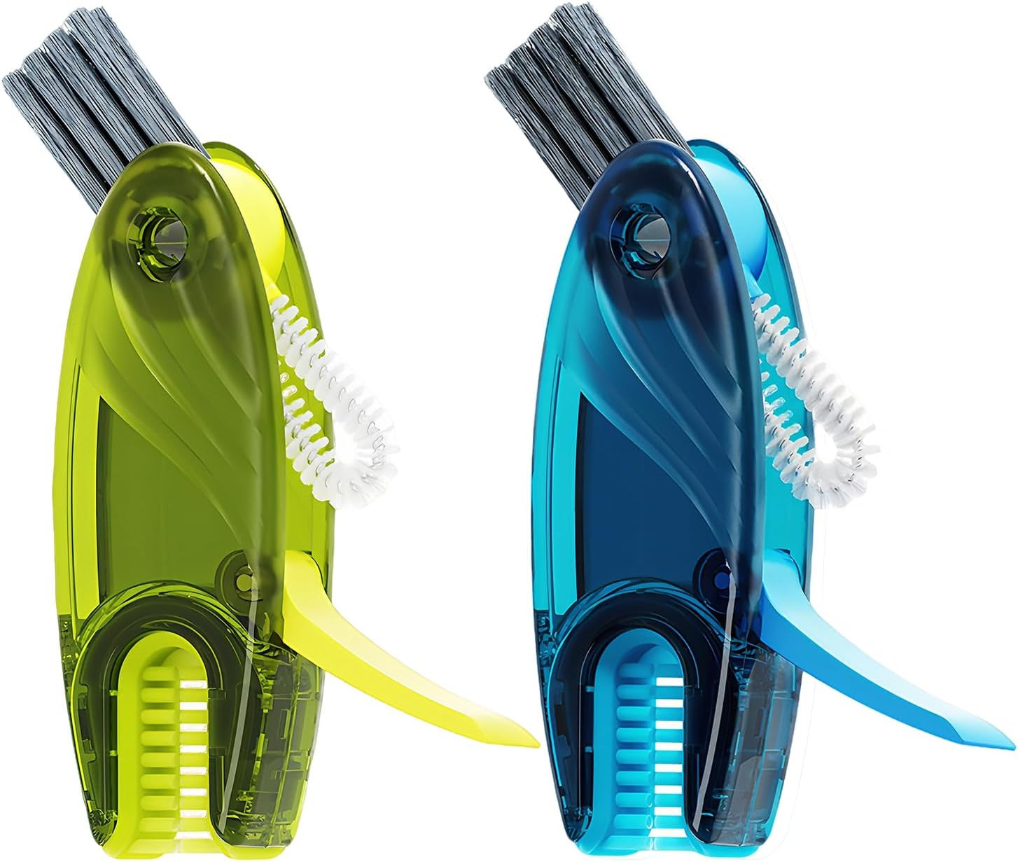 3 in 1 Cup Lid Gap Cleaning Brush Set, 2PCS Multifunctional Bottle Cleaning B…