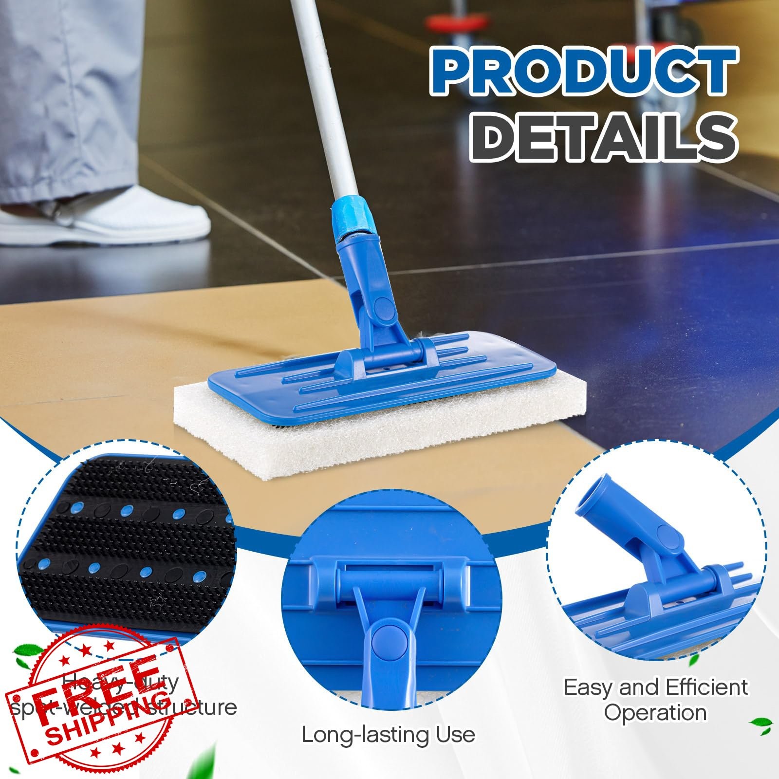 Maxdot 9×3.75 Inch Scrub Pad Holders 6 Pcs