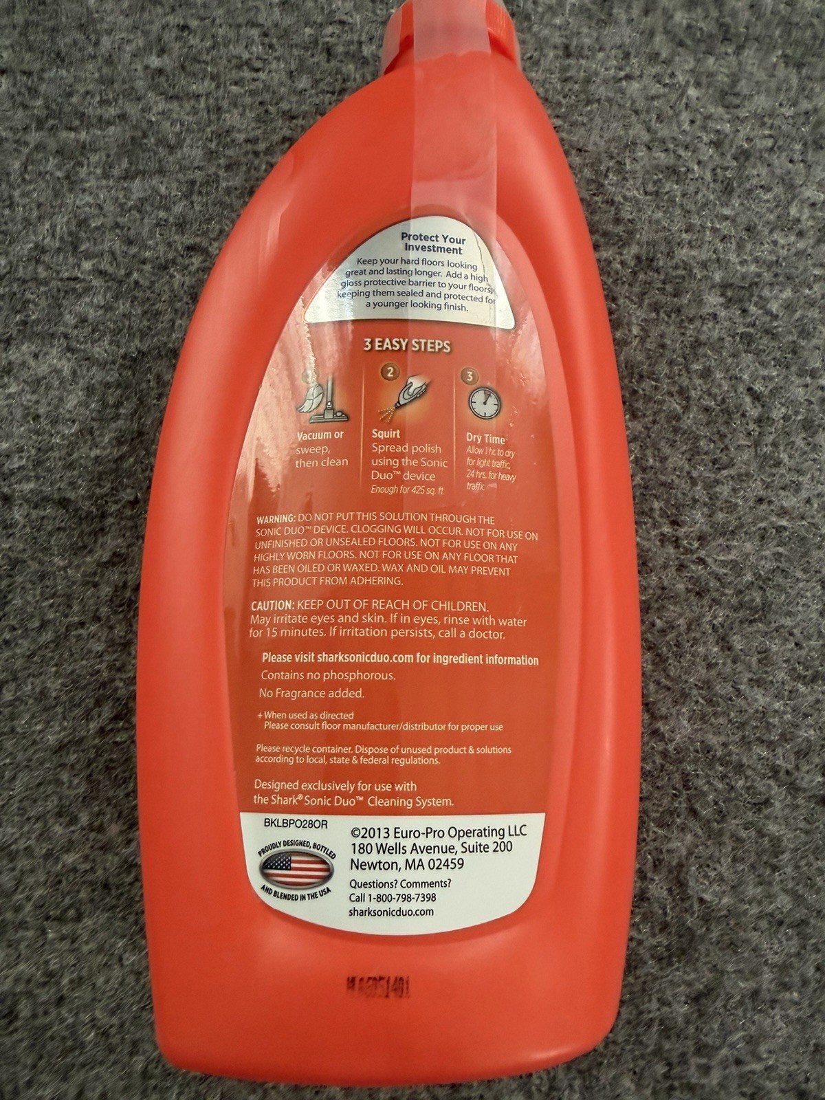 SHARK Cleaning Solutions Wood Carpet Tile Vinyl Stone Polish DISCONTINUED LOT 4