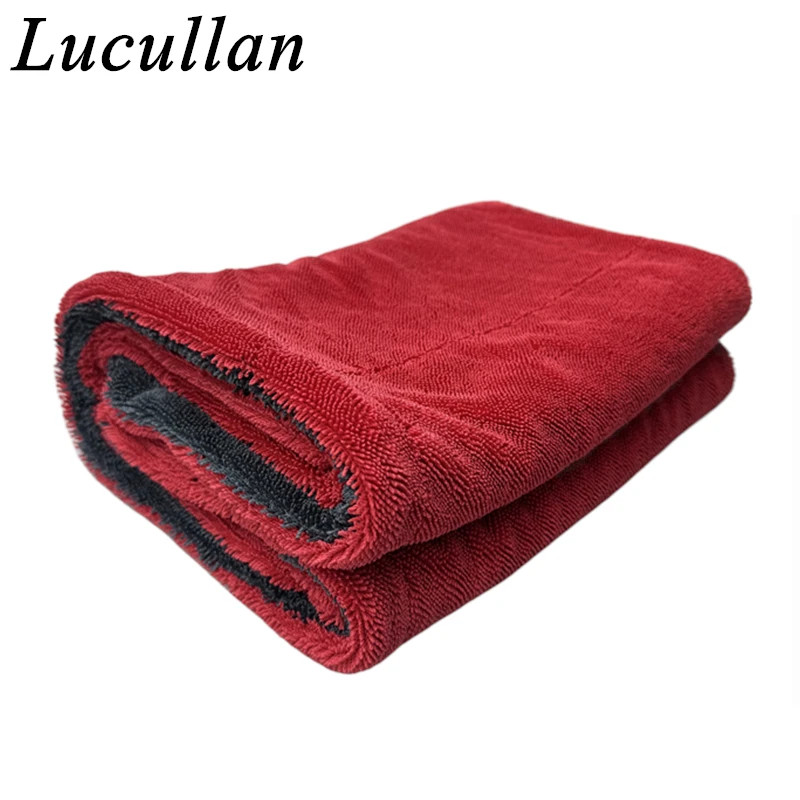 Lucullan 60x90cm Microfiber Drying Towel 1300GSM Premium Detailing Cloth
