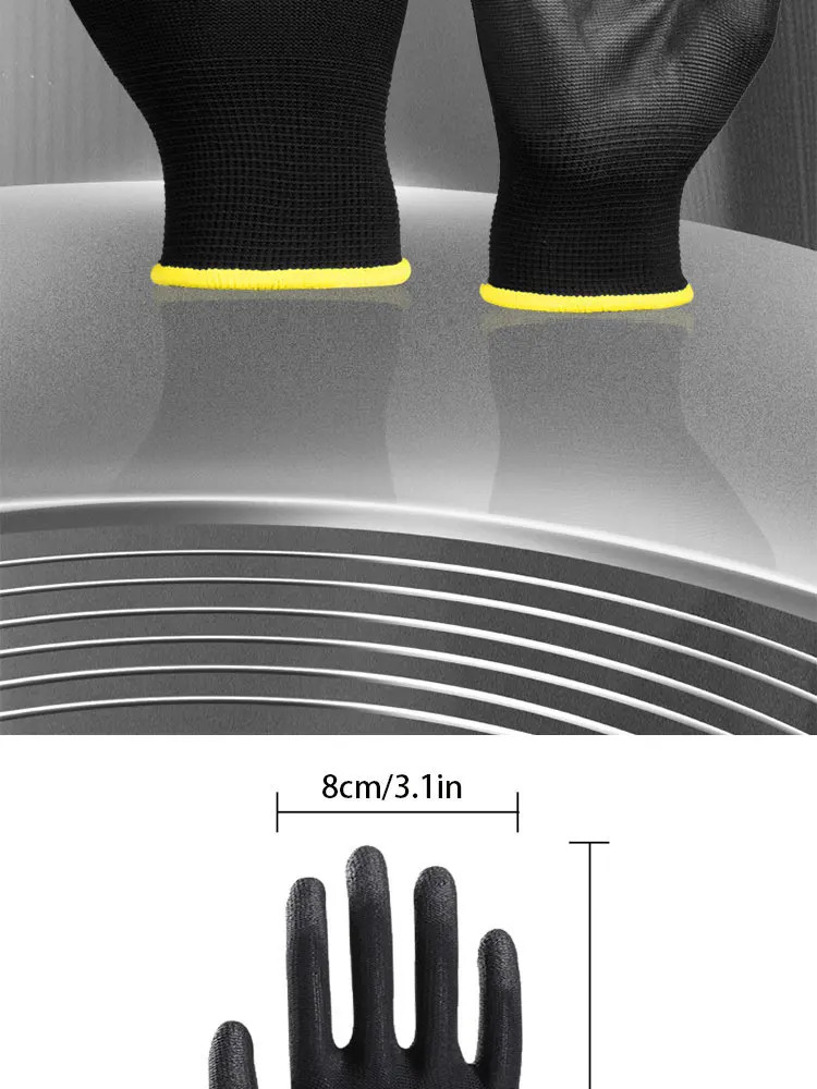 Electric Shock Safety Gloves Anti Static Insulation Electrician Work 3PCS Glove