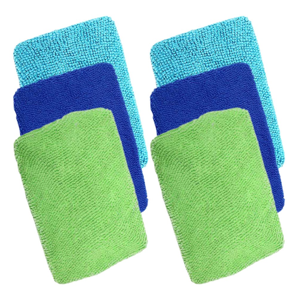 6Pcs Durable Microfiber Towels for Automotive Window and Rearview Mirror Care
