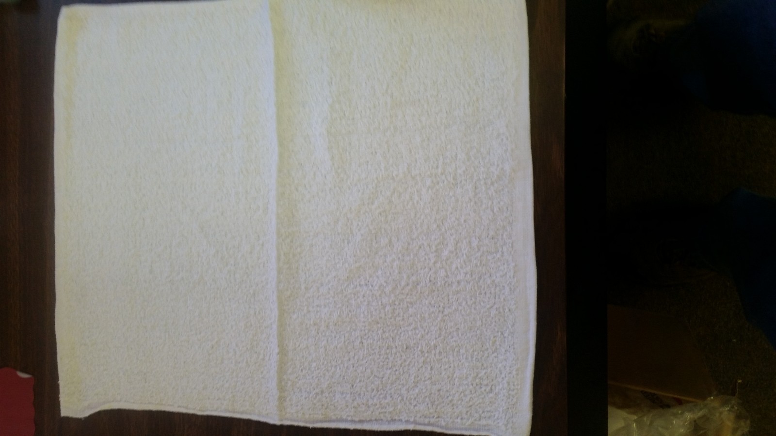 (SIX TOWELS) HEAVY DUTY WHITE SHOP/CLEANING TOWELS 14″ x 17″ WASHABLE/REUSEABLE