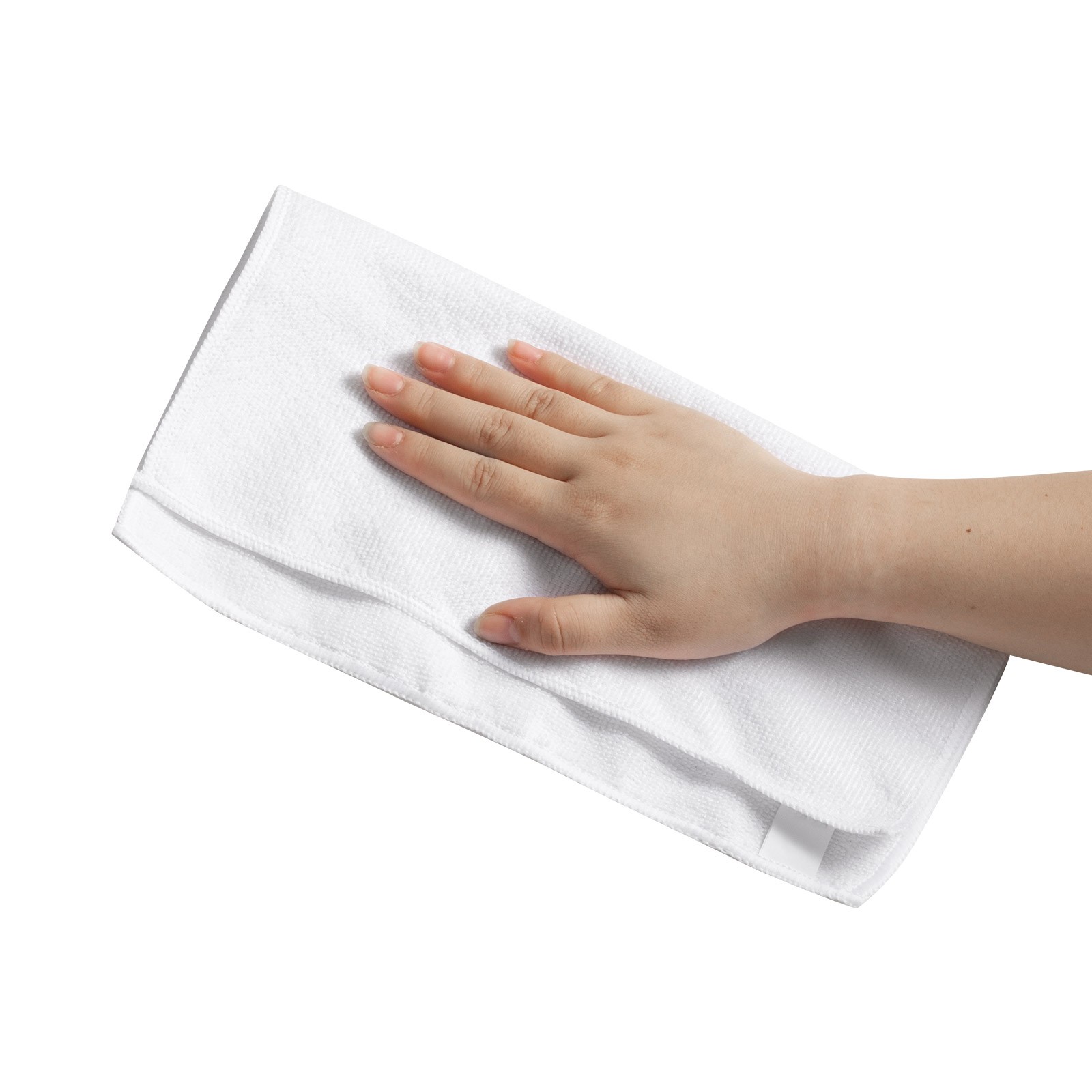 Uimoso 50 Pack White Microfiber Cleaning Cloths 12×12 in High-Quality Towels