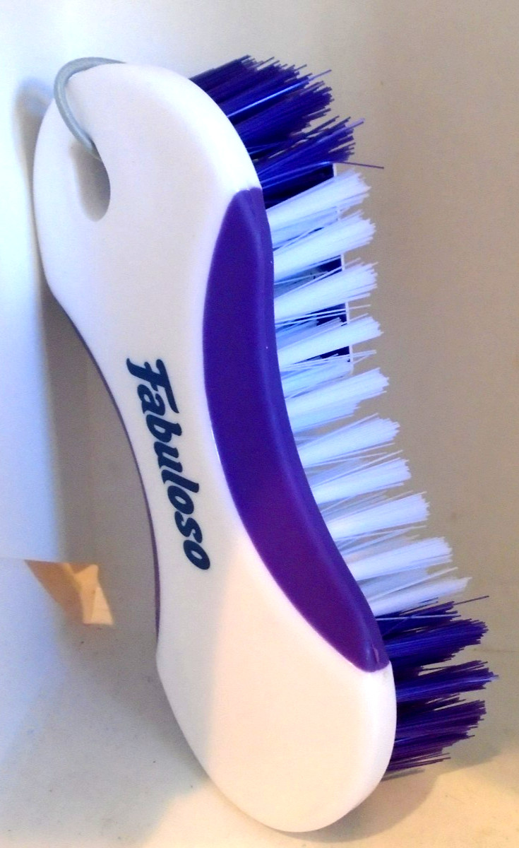 Easy Grip Hand-Held Scrub Brush for Showers Floors Tiles Household Free Ship