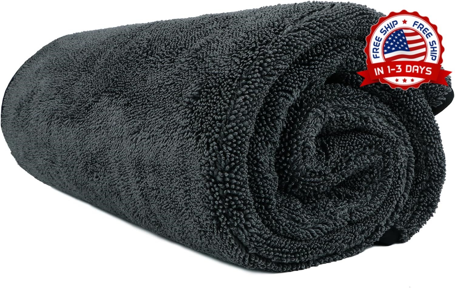 Toalla de secado para auto de microfibra ultra absorbente sin rayas ni manchas