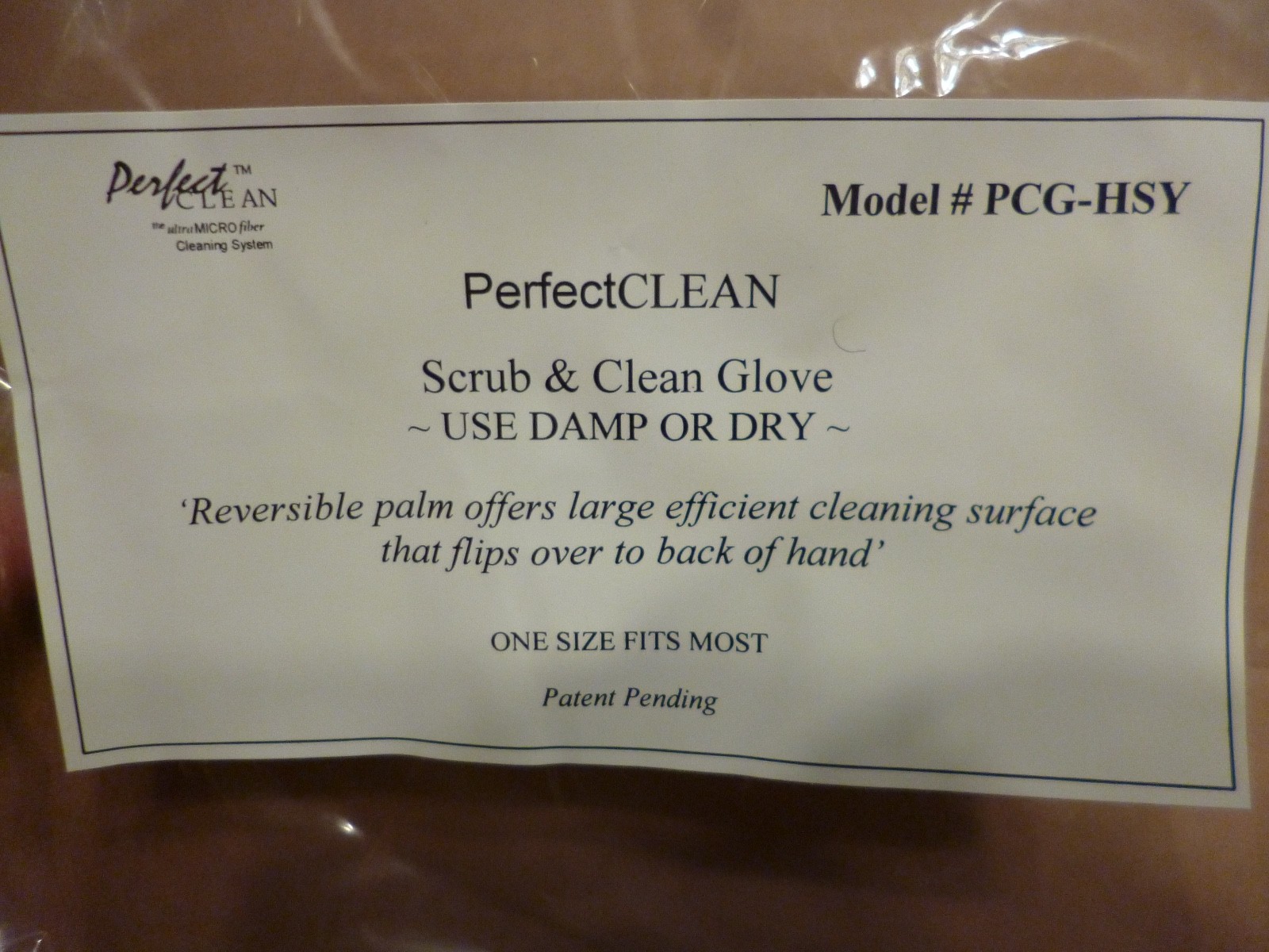 2PC. PERFECTCLEAN ULTRA MICROFIBER CLEAN & SCRUB GLOVE MITT DUST POLISH WASHING