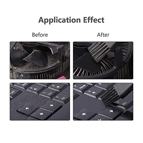 Keyboard Brush,6 in 1 Multi-Purpose Portable Plastic Handle Nylon Anti Static