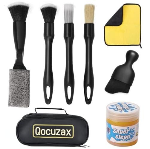 8-Piece Car Interior Detailing Kit – 160g Non-Sticky Gel (128% More Than 70g),