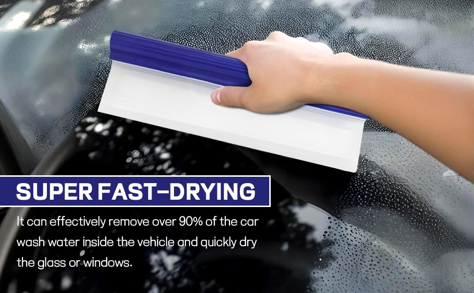 Professional Automotive Wiper Blade Squeegee, 12 inch 3-Layer Silicone Water