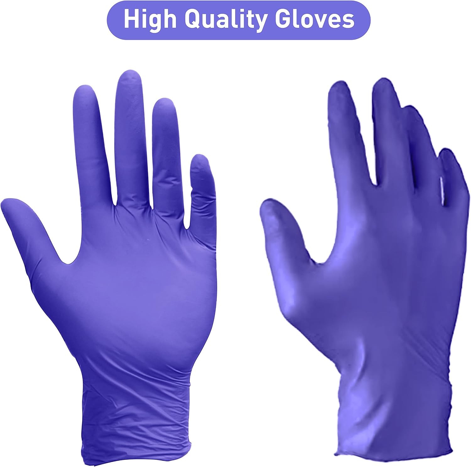 Nitrile Gloves, Disposable cleaning, Powder Free, Latex Free, Non-Sterile
