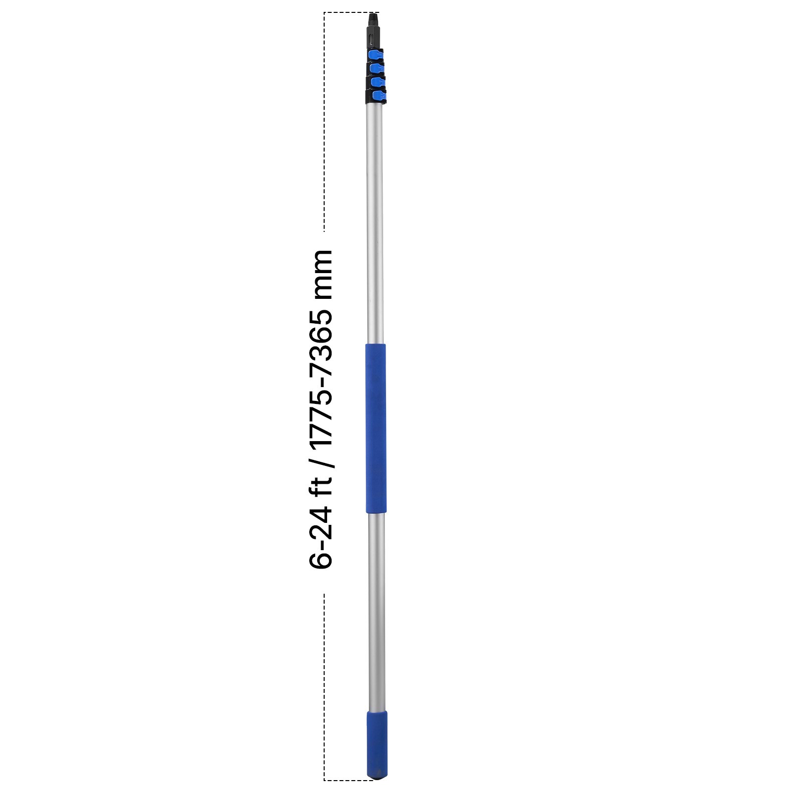 Uimoso Solar Panel Cleaning Kit with 24 ft Water Fed Pole and Brush System