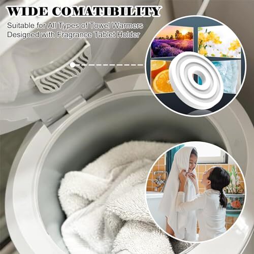 12 Pack Towel Warmer Fragrance Disc Fresh Fragrance Scented Pads Cologne