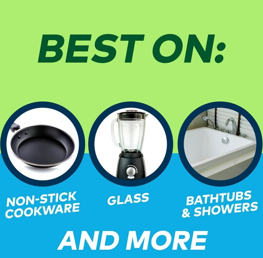 Dish Wand Scotch Brite Non-Scratch Dishwand Scrubber Cleaning Kitchen Bathroom