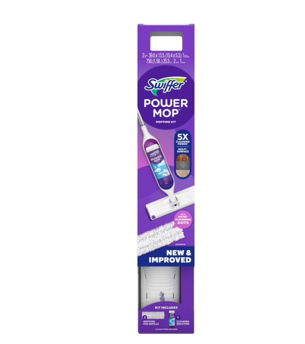 Swiffer Power Mop, Floor Cleaner, Tile, Vinyl, Laminate, Wood, Floor Cleaner, Cl