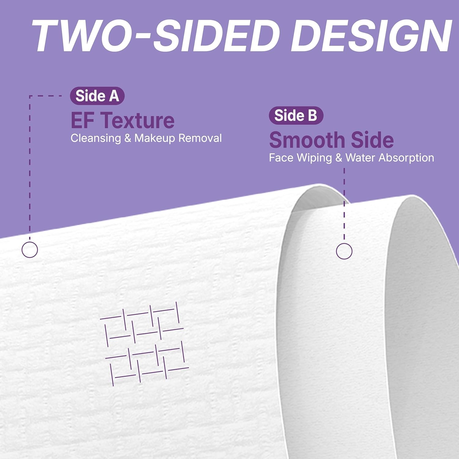 Disposable Face Towels (50 Count) – XL 10″x12″ Ultra Thick Facial Cleansing