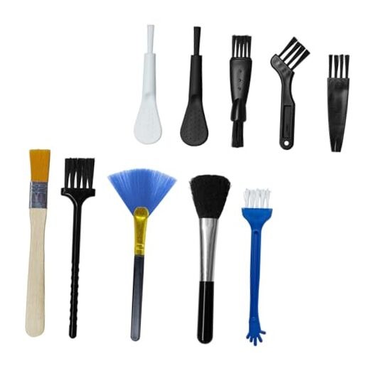 ZIMISI 10PCS Car Detailing Brush Kit – Nylon Anti-Static Car Interior Cleaning