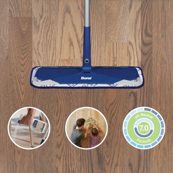 4 pack – Bona Hardwood Floor Cleaning Solution Spray, Unscented, 22 fl oz