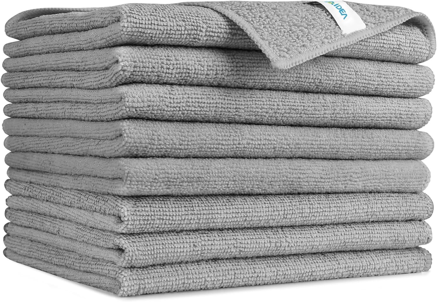 Microfiber Cleaning Cloth-8Pk, Soft Microfiber Towels for Cars, Absorbent Cleani