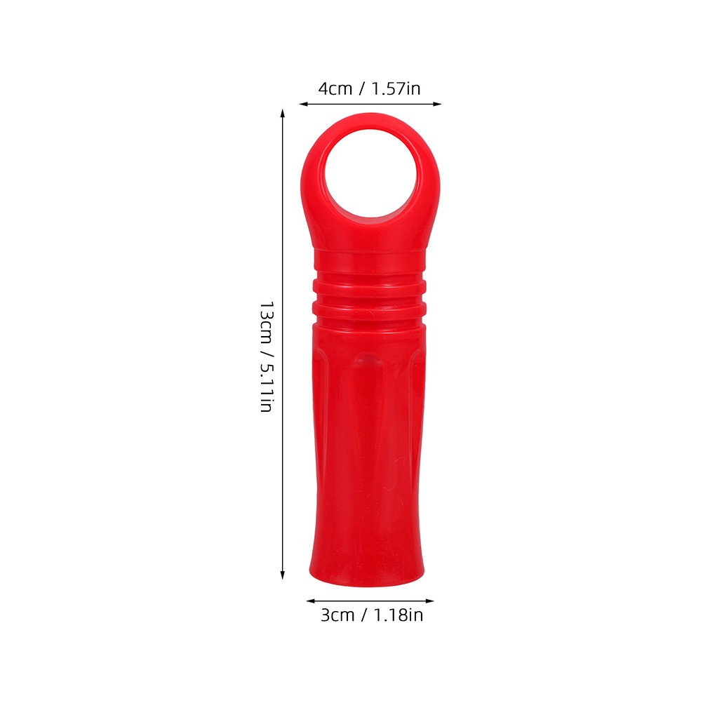 10Pcs Plastic Mop Handle Replacement Grip Red Durable Sleeve Caps