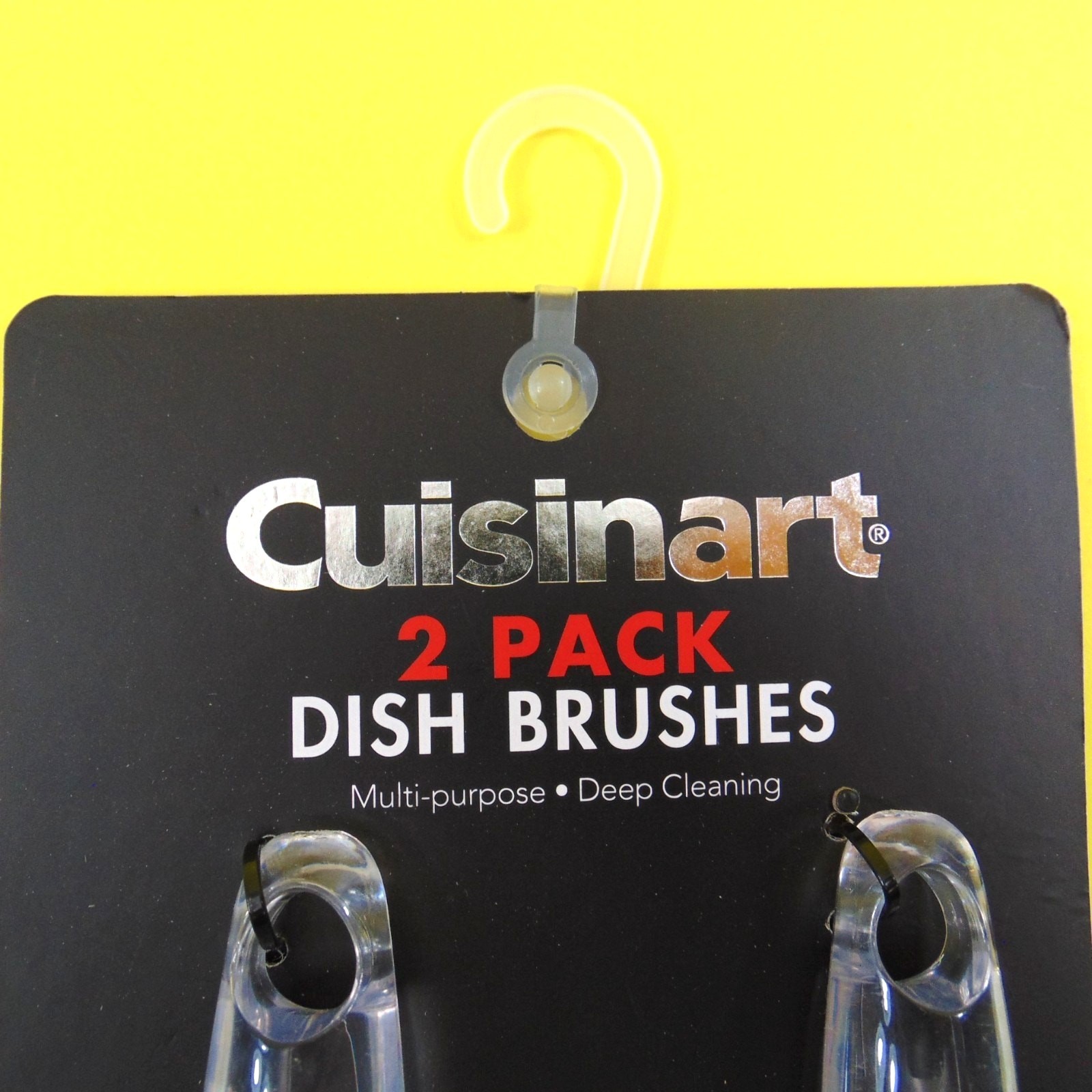 Cuisinart 2 Pack Dish Brushes Multi-Purpose Deep Cleaning Pan Scrub Brush Set