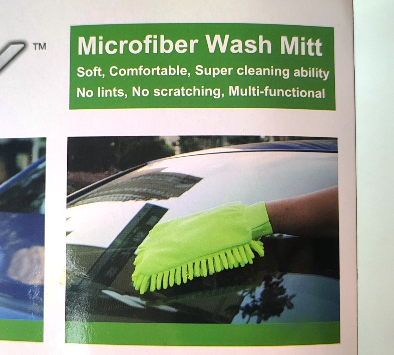 Microfiber Car Wash Mitt Cleaning Glove Window Home Polishing Dusting Multi‑Use