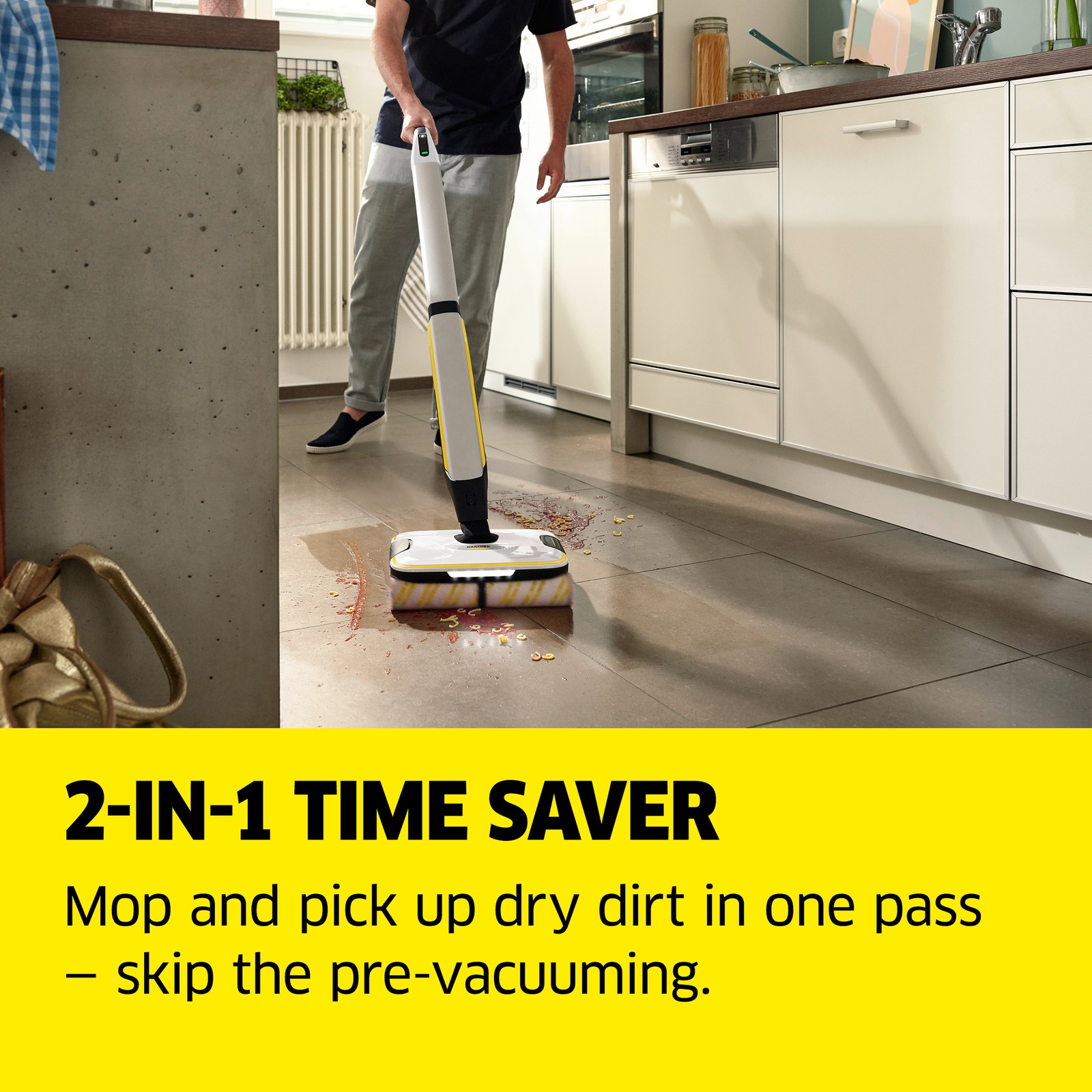 Kärcher FC 7 Cordless Hard Floor Cleaner, Electric Mop, 45 Min Run Time- NEW