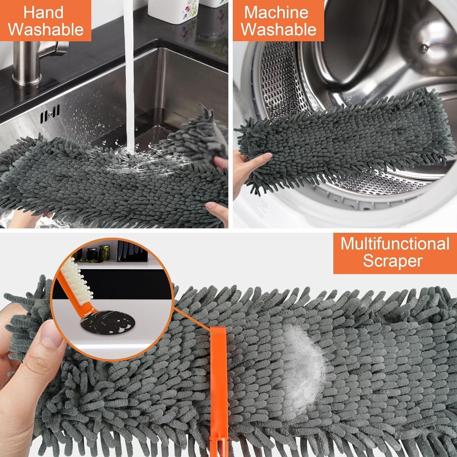 Effective Floor Dust Mop with Hang Hook – Perfect for Vinyl & Tile Cleaning