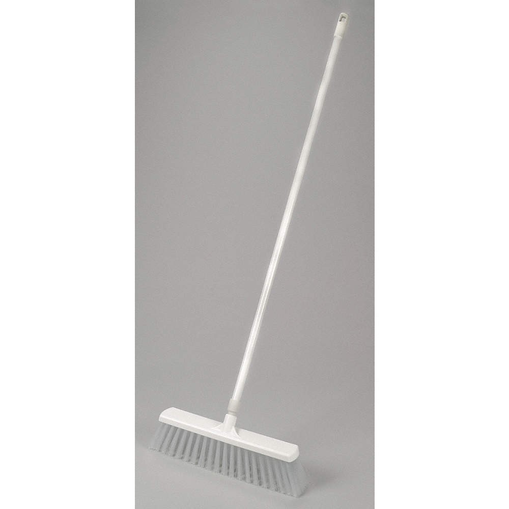 VIKAN 29205/6053 Push Broom,53 in Handle L,16 in Face 3ZDX6